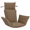 vidaXL Coj&iacute;n Adirondack PUTTEN 100% Poli&eacute;ster Topo 60 x 145 x 10 cm