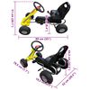 vidaXL Kart correpasillos con pedales amarillo