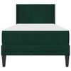 vidaXL Estructura de cama Verde oscuro 80 x 200 cm Terciopelo