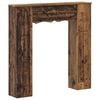 vidaXL Marco de chimenea Madera envejecida 102 x 20 x 102 cm