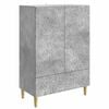vidaXL Aparador Gris Hormig&oacute;n 66 x 34,5 x 95 cm Madera de ingenier&iacute;a