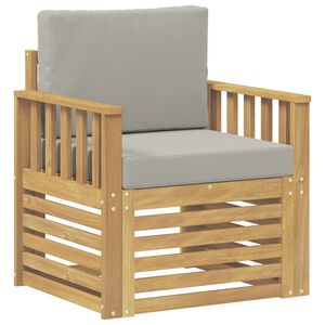 vidaXL 2 Pieza Conjunto de sof&aacute;s de exterior Poli&eacute;ster