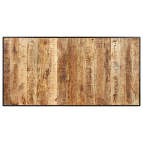 vidaXL Mesa de comedor madera de mango rugosa 180 cm