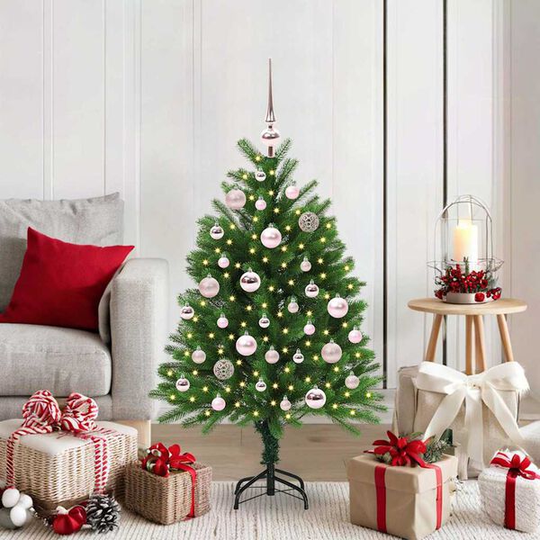 vidaXL &Aacute;rbol de Navidad con 150 LED con soporte Verde 120 cm PE