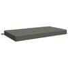 vidaXL Almohada para el asiento SOEST 100% Poli&eacute;ster Gris