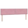 vidaXL Cama box spring con colch&oacute;n terciopelo rosa 200x220 cm
