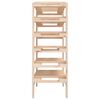 vidaXL Botellero madera maciza de pino 65x29x112 cm