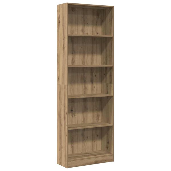 vidaXL Librer&iacute;a Artisan Roble 60x24x176 cm Madera de ingenier&iacute;a