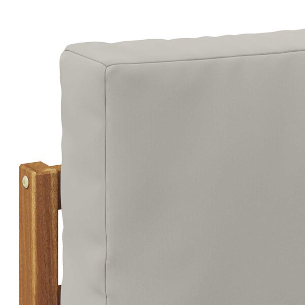 vidaXL Conjunto de sof&aacute;s de exterior 3 pcs Gris Natural y Claro