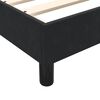 vidaXL Cama box spring con colch&oacute;n y LED cuero sint&eacute;tico negro 80x220 cm