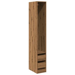 vidaXL Armario de madera de ingenier&iacute;a roble artesanal 30x50x200 cm