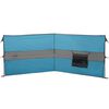 vidaXL Cortaviento de camping impermeable azul 344x120 cm
