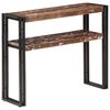 vidaXL Mesa consola de madera maciza reciclada 90x30x75 cm