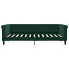 vidaXL Sof&aacute; cama nido terciopelo verde oscuro 90x200 cm