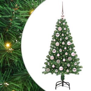 vidaXL &Aacute;rbol de Navidad artificial Verde 120 cm PVC y Acero y Pl&aacute;stico