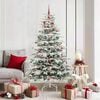 vidaXL Árbol de Navidad artificial con ramas articuladas 180 cm