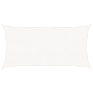 vidaXL Toldo de vela HDPE blanco 160 g/m&sup2; 2,5x4,5 m