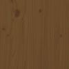 vidaXL Estructura de cama madera maciza de pino marr&oacute;n miel 75x190 cm