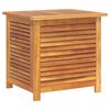 vidaXL Caja de almacenaje de jard&iacute;n madera maciza acacia 60x50x56 cm