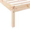 vidaXL Cama extralarga sin colchón madera maciza de pino 90x220 cm
