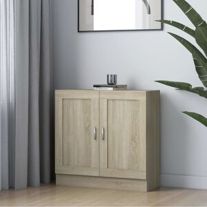 vidaXL Armario libros madera contrachapada color roble 82,5x30,5x80 cm