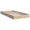 vidaXL Estructura de cama sin colch&oacute;n madera roble Sonoma 100x200 cm