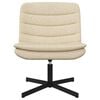 vidaXL Silla giratoria Crema 63 x 75 x 76 cm tela