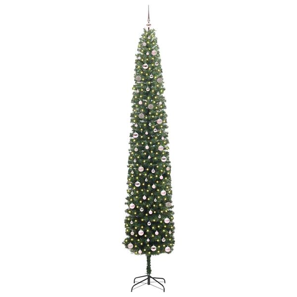 vidaXL &Aacute;rbol de Navidad artificial Verde 300 cm PVC, Acero y Pl&aacute;stico
