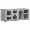 vidaXL Mueble de TV ELST 100 x 35 x 40 cm Gris Sonoma