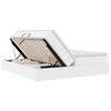 vidaXL Cama con almacenamiento y colch&oacute;n 200 x 200 cm Cuero sint&eacute;tico