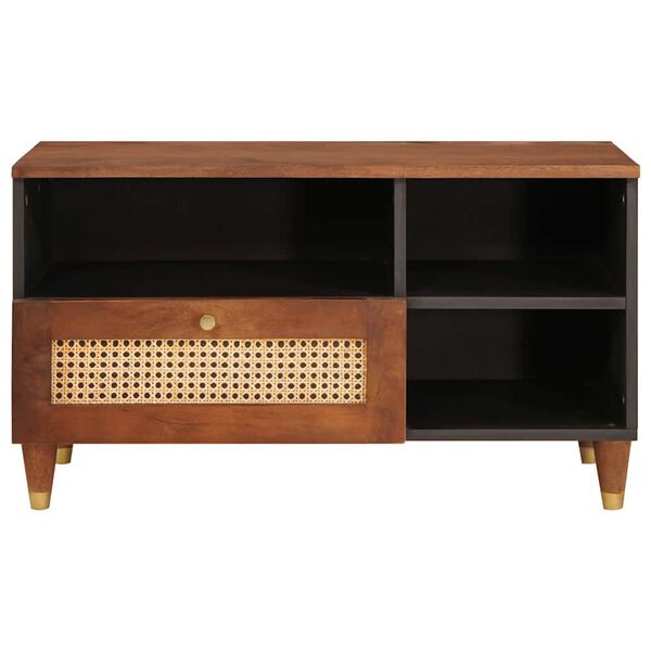 vidaXL Gabinetes y estantes de almacenamiento de medios Marrón