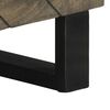 vidaXL Mueble de TV madera maciza de mango negro 80x33x46 cm