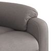 vidaXL Sillón reclinable eléctrico tela gris taupé