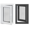 vidaXL Color interno de ventana de s&oacute;tano blanco RISOR 60 x 80 cm