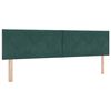 vidaXL Cama tipo Box Spring Verde oscuro 180 x 200 cm Terciopelo