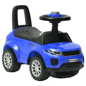 vidaXL Coche correpasillos azul