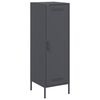 vidaXL Aparador de acero gris antracita 36x39x113 cm