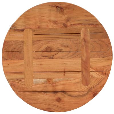 vidaXL Tablero de mesa redondo madera maciza de acacia Ø50x2,5 cm