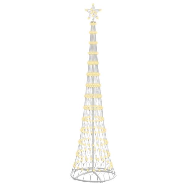 vidaXL &Aacute;rbol de Navidad LED con 290 LED C&aacute;lido 70 x 70 x 250 cm Metal
