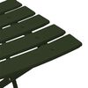 vidaXL Silla Plegable para Jardín 2 pcs Verde 42 x 46 x 82cm Acero