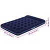 Best Way Cama de Aire Azul 191 x 137 x 28 cm PVC