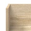 vidaXL Estantes pared 2 uds madera roble Sonoma 75x16,5x16,5 cm