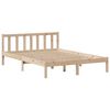 vidaXL Cama con estantería sin colchón madera maciza de pino 120x200cm