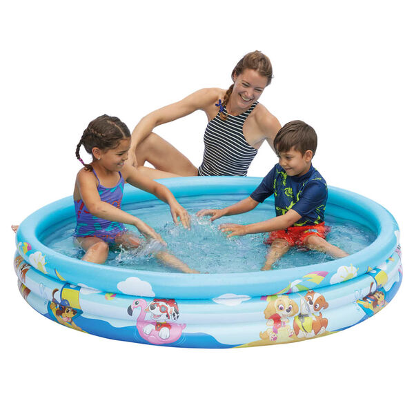 Paw Patrol Piscina de 3 anillos Patrulla Canina Mighty Pups 150x25 cm