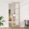 vidaXL Puerta Corredera ORKDAL Natural 78 x 232 cm