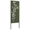 vidaXL Panel Decorativo de Jardín Verde oliva 50 x 140 cm