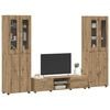 vidaXL Conjunto de mueble de TV con caj&oacute;n FLORIN Roble artesanal