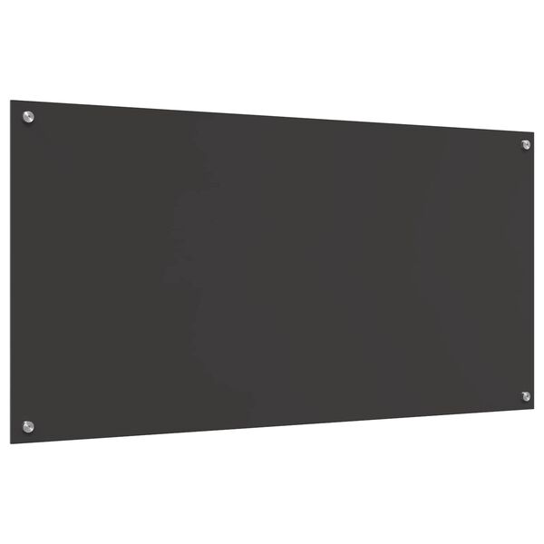vidaXL Salpicadero de cocina Gris oscuro 120 x 60 x 0,6 cm
