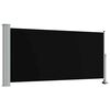 vidaXL Toldo lateral retr&aacute;ctil para patio 120x300 cm negro