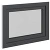 vidaXL Ventana de s&oacute;tano "RISOR" 90x50 cm oscilobatiente DIN izquierda antracita